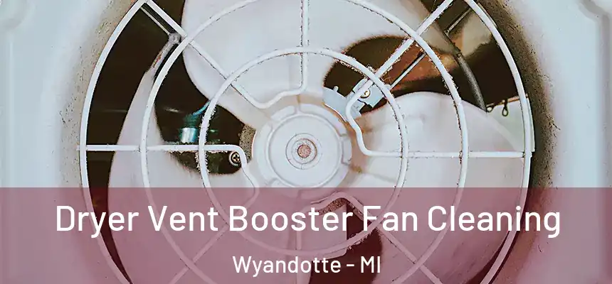 Dryer Vent Booster Fan Cleaning Wyandotte - MI
